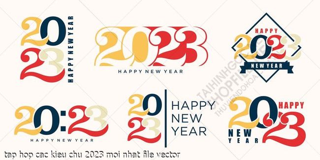 tap hop cac kieu chu 2023 moi nhat file vector